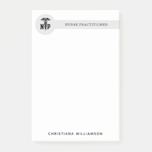 Post-it® Infirmière de NP personnalisée Praticien Diplôme C