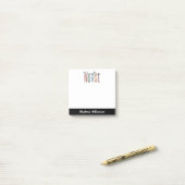 Post-it® Infirmière de télémétrie personnalisée Cadeaux de  (Sur un bureau)