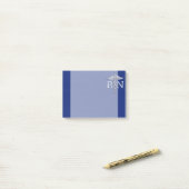 Post-it® Infirmière inscrite RN Silver Caduceus Navy Blue d (Sur un bureau)