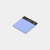 Post-it® Infirmière Pastel Blue Modern Caduceus Nom (Incliné)