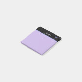 Post-it® Infirmière Praticien Médicale Pastel Purple Nom (Incliné)
