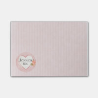 Infirmière Rose et Coeur rose personnalisée, RN