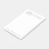 Post-it® Infirmière Stethoscope Coeur Notes personnalisées (Incliné)