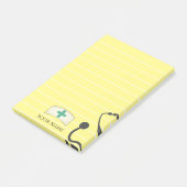 Post-it® Infirmières Casquette Stethoscope Médicale Jaune P (Incliné)