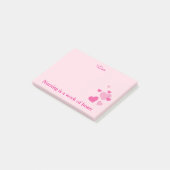 Post-it® Infirmières coeurs roses (Incliné)
