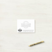 Post-it® Informations de contact de base pour l'entreprise (Sur un bureau)