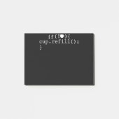 Post-it® Ingénieur logiciel de codage intelligent de rempli (Devant)