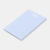 Post-it® Initiales en bleu (Incliné)
