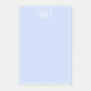 Post-it® Initiales en bleu