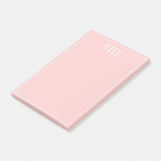 Post-it® Initiales pêche (Incliné)