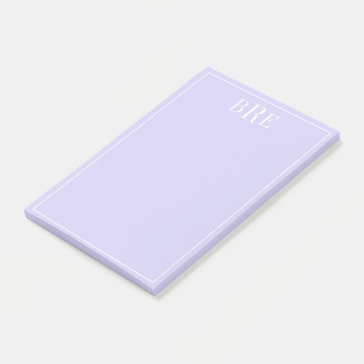 Post-it® Initiales Violet (Incliné)