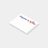 Post-it® Inscrivez-Vous Au Vote 2026 (Incliné)