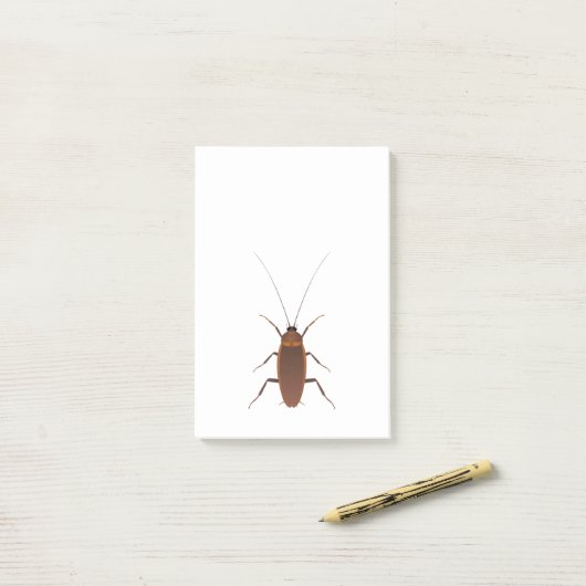 Post-it® Insecte Cockroach (Sur un bureau)