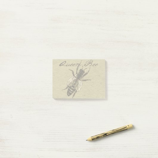 Post-it® Insecte de la faune de l'abeille Queen (Sur un bureau)