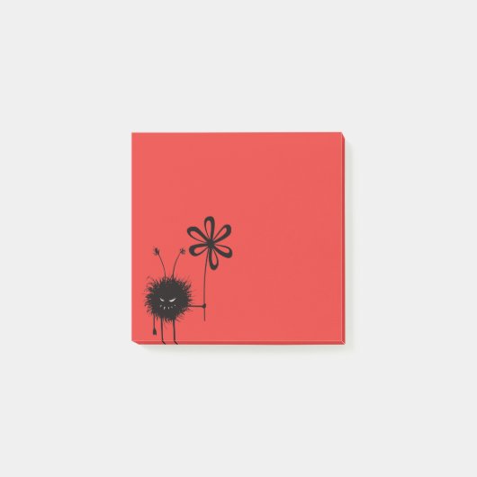Post-it® Insecte mauvais rouge de fleur (Devant)
