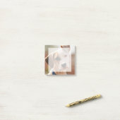 Post-it® Insérez votre propre photo-carré (Sur un bureau)