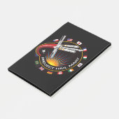 Post-it® Insigne de mission spatiale (Incliné)