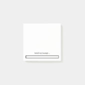 Post-it® Installing Courage Post-It (Devant)