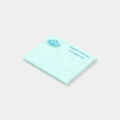 Post-it® Instructeur de yoga| Méditation du Zen de fleurs d (Incliné)