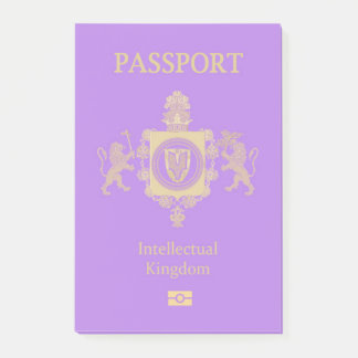 Post-it® Intellectual Kingdom Passport