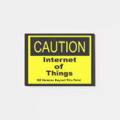Post-it® Internet des objets IoT Avertissement Signal d'ave (Devant)