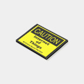 Post-it® Internet des objets IoT Avertissement Signal d'ave (Incliné)
