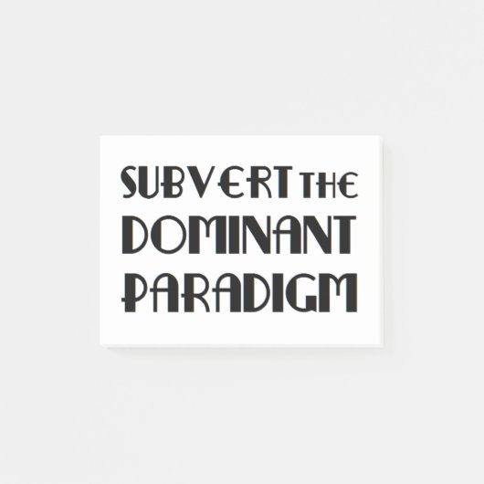 Post-it® inverser le paradigme dominant (Devant)