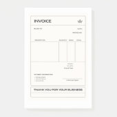 Post-it® invoice (Devant)