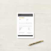 Post-it® invoice (Sur un bureau)