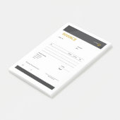 Post-it® invoice (Incliné)