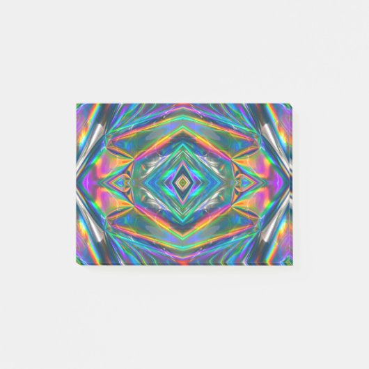 Post-it® Iridescente Chrome Post It Notes (Devant)