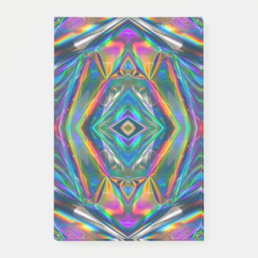 Post-it® Iridescente Chrome Post It Notes (Devant)