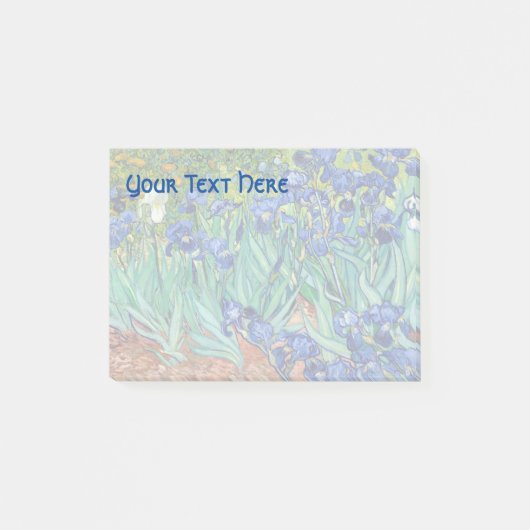Post-it® Irises Vincent van Gogh Fleurs Peinture Art (Devant)