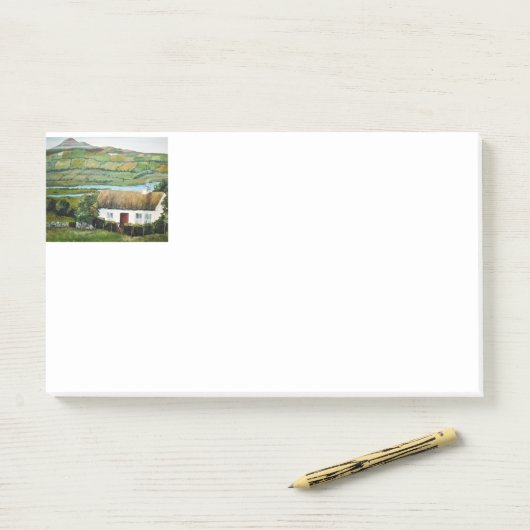 Post-it® Irish Jumbo Post It Notes Irlande Note Pad (Sur un bureau)