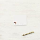 Post-it® Irish Setter Personnaliser (Sur un bureau)