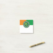 Post-it® Irish shamrock (Sur un bureau)