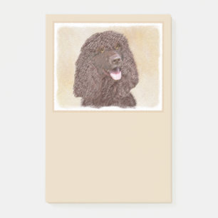Post-it® Irish Water Spaniel Peinture - Original Dog Art