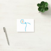 Post-it® it Logo 01, Cyan/Rouge (Bureau)