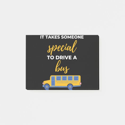 Post-it® It Takes Someone Special To Drive A Bus (Devant)