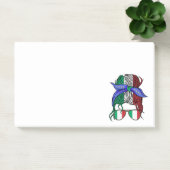 Post-it® Italie chaotique pain avec drapeau italien (Bureau)