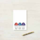 Post-it® Italien Shavi Ice Sno Snow Cone Snocone Post (Sur un bureau)