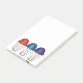 Post-it® Italien Shavi Ice Sno Snow Cone Snocone Post (Incliné)