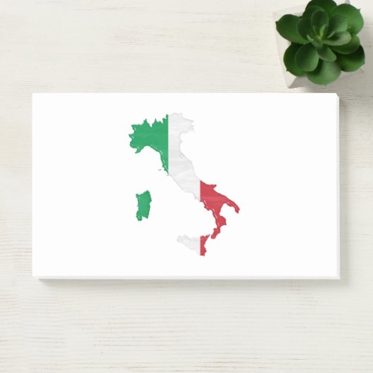 Post-it® Italy flag and map (Bureau)
