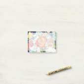 Post-it® IV floral de minuit (Sur un bureau)