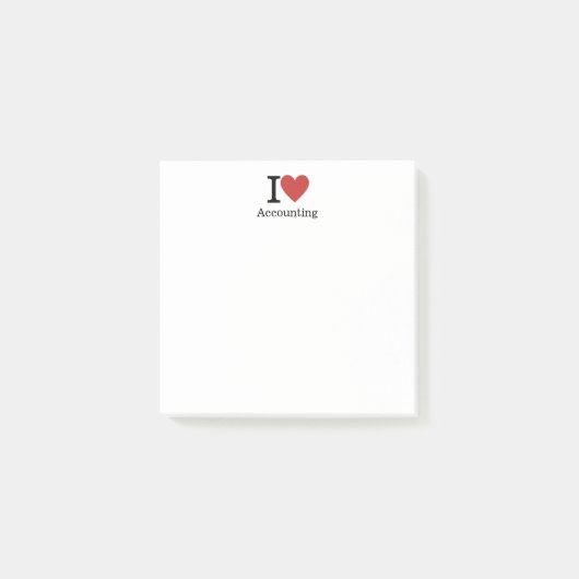 Post-it® J❤️Aime Comptabilité - Département Comptabilité. (Devant)