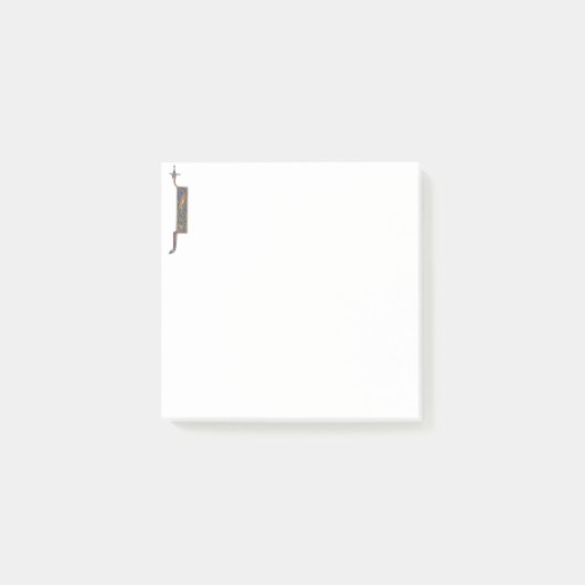 Post-it® J initial éclairé (Devant)