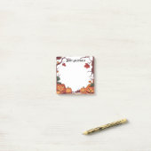 Post-it® Jack-o'-lantern Happy Halloween (Sur un bureau)