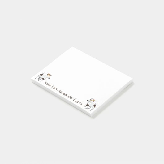 Post-it® Jack Russel Terrier (Incliné)