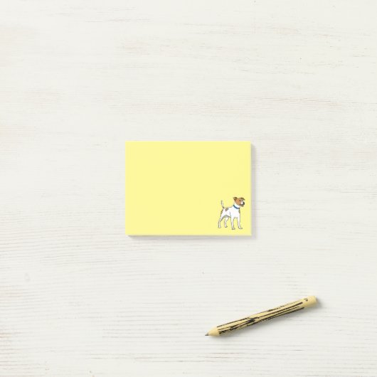 Post-it® Jack Russell Terrier (Sur un bureau)