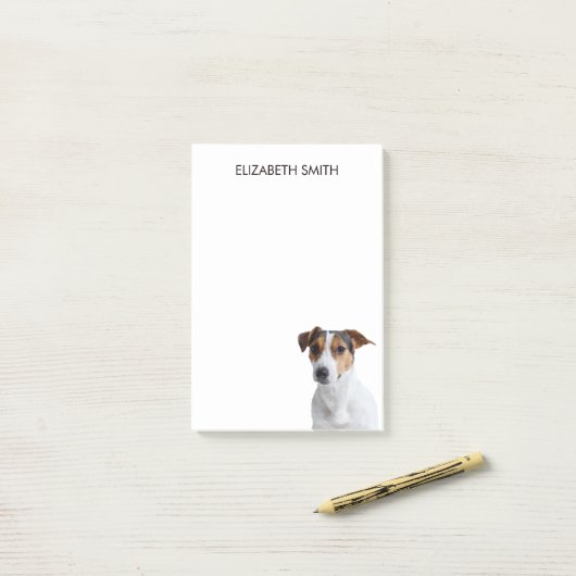 Post-it® Jack Russell Terrier (Sur un bureau)